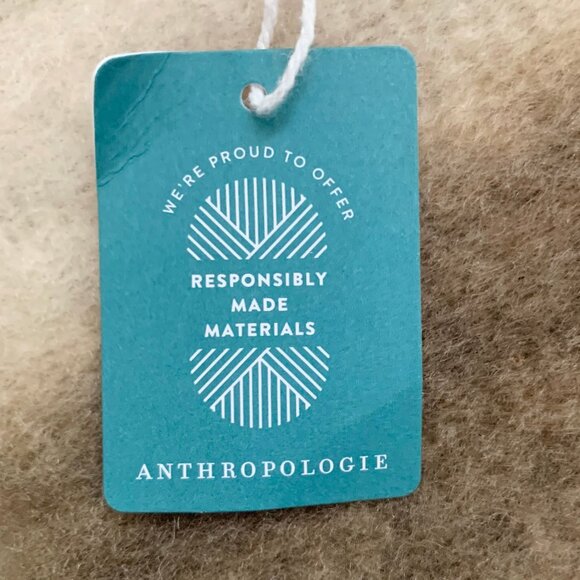 By Anthropologie Multicolor Ombre Scarf with Fringe, Size OS - Picture 6 of 9